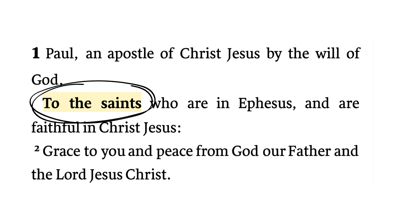 Exploring Saints and Holiness in Ephesians